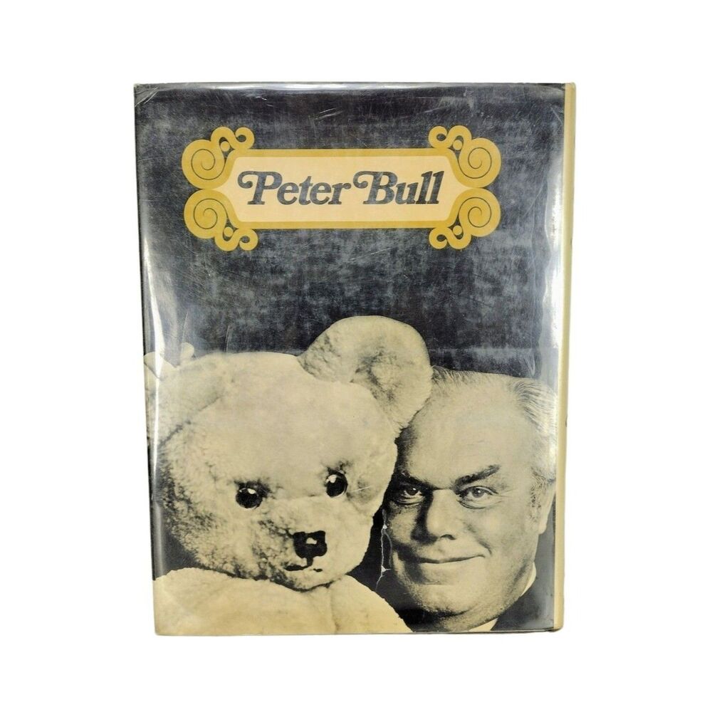 Vintage 80s Peter Bull "The Teddy Bear Book" Collecting & History Hardcover